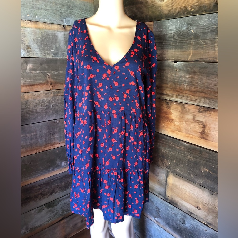 Trixxi floral longsleeves dress size M